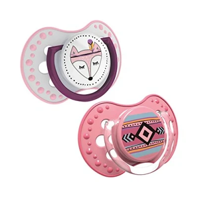 Afbeelding van Lovi fopspenen Indian Summer roze 0 3 maanden (set 2 stuks)