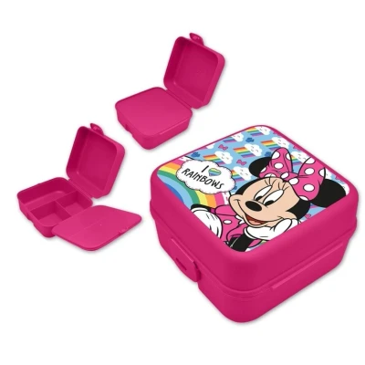 Afbeelding van Minnie Mouse Lunchbox met Meerdere Compartimenten I love Rainbows 3800161840401
