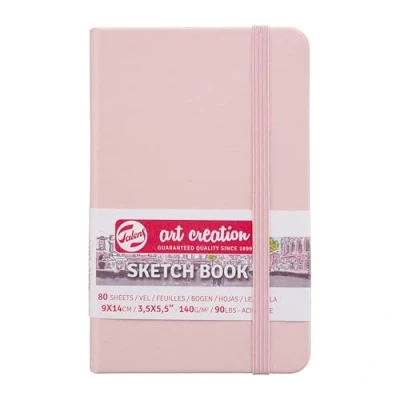 Afbeelding van Schetsboek Talens Art Creation roze 9x14cm 140gr 80vel