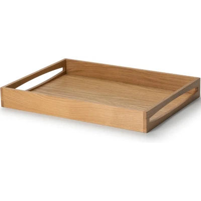 Afbeelding van Continenta Rechthoekig Dienblad in Eikenhout 49x35cm
