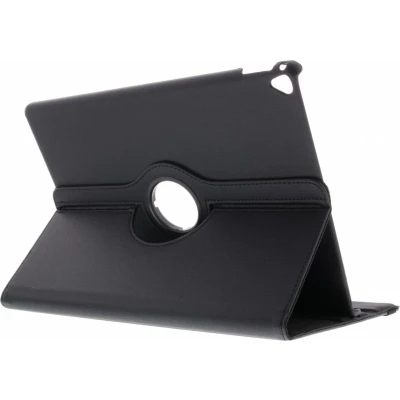 Afbeelding van Tablet Hoes Geschikt voor iPad Pro 12.9 (2017) 360 Draaibare Bookcase Zwart