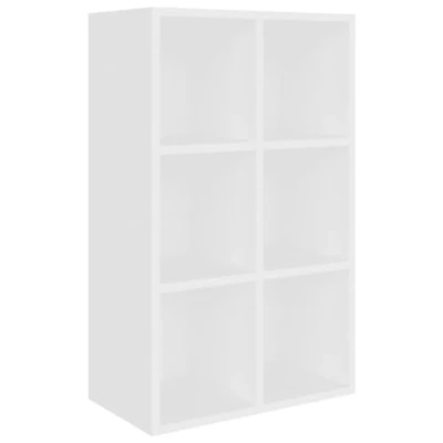 Afbeelding van vidaXL Boekenkast/dressoir wit 66x30x98 cm bewerkt hout