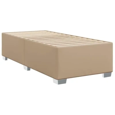 Afbeelding van vidaXL Bedframe kunstleer cappuccinokleurig 90x190 cm