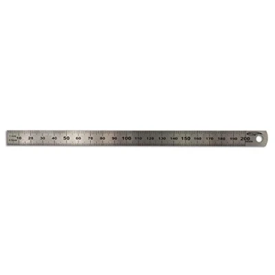 Afbeelding van GRAPHOPLEX Flexibele stalen liniaal 20 cm