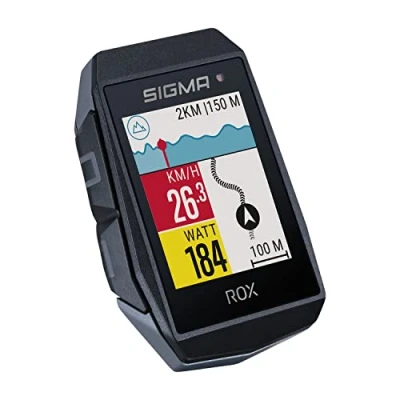 Afbeelding van Sigma ROX 11.1 EVO GPS Black stuurhouder USB C oplaadkabel