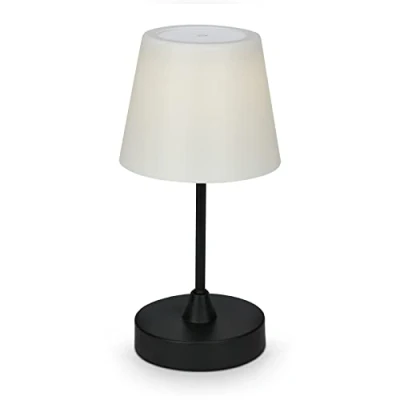 Afbeelding van Briloner Leuchten LED Buiten Tafellamp Touch dimmer 3W IP44 USB Kable Akku zwaart Ø30cm