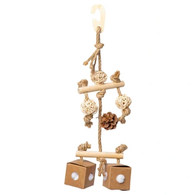 Afbeelding van Quapas! Rodent Toy Kapok Mobile Speelgoed 11x4x34 cm per stuk