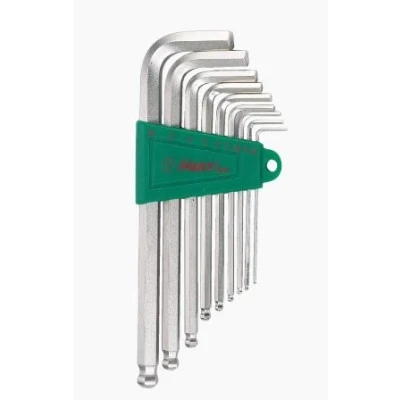 Afbeelding van HANS 16774 9M Haakse schroevendraaierset 1.5, 2, 2.5, 3, 4, 5, 6, 8, 10 gereedschapsstaal 9