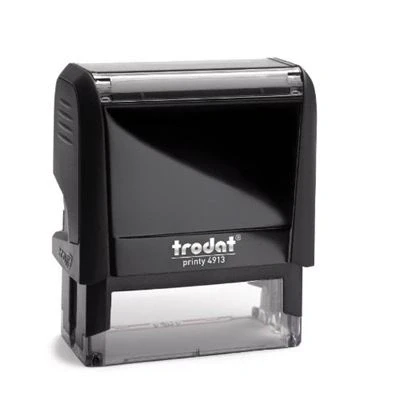 Image de Trodat 44086 texte Tampon automatique Printy 4913 4.0, noir