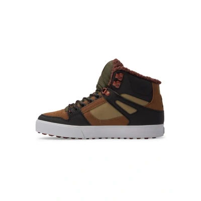 Afbeelding van DC Shoes PURE Sneakers hoog, Maat: 42, Xccg brown green Leer en textiel