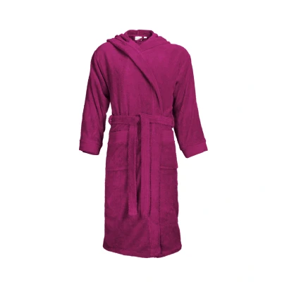 Afbeelding van The One Badjas met capuchon 420 gram Magenta L/XL