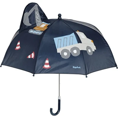 Afbeelding van Playshoes Paraplu Bouwplaats Donkerblauw maat Onesize