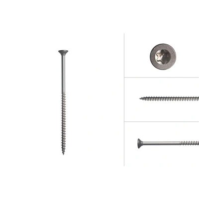 Afbeelding van Wovar Spaanplaatschroeven RVS A2 5 x 100 mm Torx 25 200 Stuks