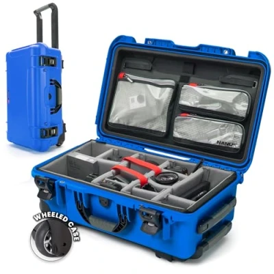 Afbeelding van Nanuk 935 case w/lid org./divider Blue Pro Photo Kit