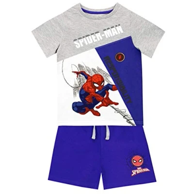 Afbeelding van Marvel Set van shorts en T shirt Spiderman Jongens, Meerkleurig
