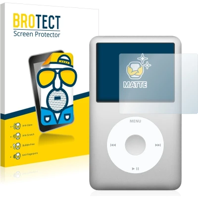 Afbeelding van BROTECT Screenprotector voor Apple iPod Classic (6. Gen.) Folie Beschermfolie matte (2 Stuks)