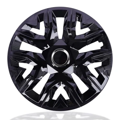 Afbeelding van Universele wieldoppen 15&#039;&#039; NRM Perfecto Zwart gelakt 4 stuks