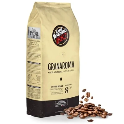 Afbeelding van Caffè Vergnano 1882 Gran Aroma koffiebonen 1 kilo