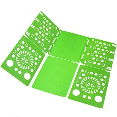 Afbeelding van BoxLegend Pollover broek voor kinderen, volwassenen, verstelbare plank wasgoed, kleding, T shirts, vouwen, groen