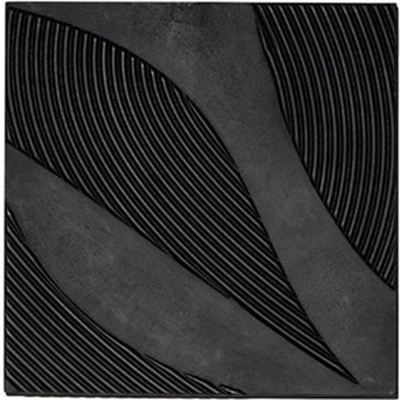Afbeelding van Furnilux Wanddeco Tazi klein zwart 45 x 3 cm