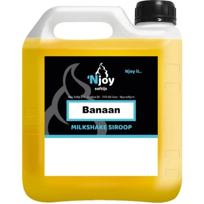 Afbeelding van Njoy Milkshake Siroop Banaan (2 liter)
