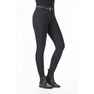 Image de HKM Pantalon d&#039;Équitation Monaco Silicone Fond de Peau Sage EU 34