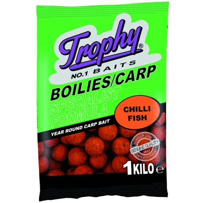 Afbeelding van Albatros Boilies Baits Chilivis 15 mm 1 kg Karper