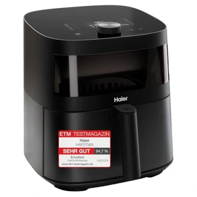 Afbeelding van Haier HAF5TWA 011 7 l Vrijstaand 2000 W Heteluchtfriteuse Zwart
