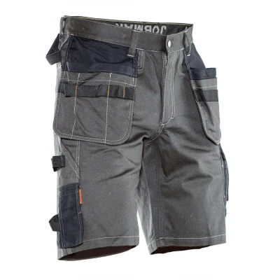 Afbeelding van Jobman 2733 Shorts Cotton HP 65273311 Donkergrijs/Zwart
