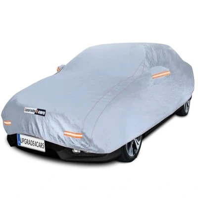 Afbeelding van Upgrade4cars Housse de protection d&#039;extérieur pour voiture universelle anti rayures l&#039;été et l&#039;hiver Auto M 431 x 165 120 cm