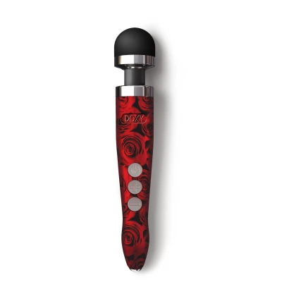 Afbeelding van Doxy Die Cast 3R Oplaadbare Wand Massager Rose Pattern