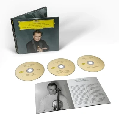 Afbeelding van Renaud Capucon, Wiener Symphoniker, Petr Popelka &amp; Seiji Ozawa Richard Strauss (CD)