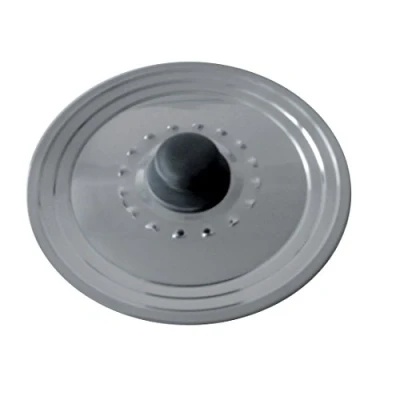 Afbeelding van Baumalu 342721 deksel met stoomgat, roestvrij staal, meerkleurig, Ø 27,5 cm, zilverkleurig