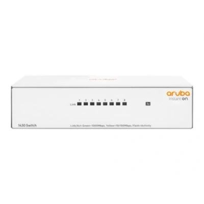 Image de HPE Networking Instant On 1430 8G Switch Commutateur non géré 8 x 10/100/1000 de bureau, fixation murale BTO