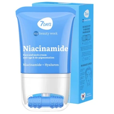 Afbeelding van 7Days Vochtinbrengende gezichtscrème met niacinamide Skincare Coreana verstevigende gezichts en nekcrème anti aging pigmentatie crème