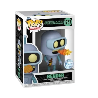 Image de Figurine Funko Pop TV Futurama S4 Bender w/CH