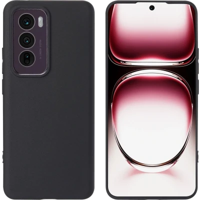 Afbeelding van imoshion Hoesje Geschikt voor Oppo Reno 12 Siliconen EasyGrip Backcover Zwart