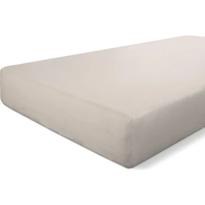 Afbeelding van Walra Hoeslaken Crispy Cotton Zand 180x200 cm Lits jumeaux 100% Percale katoen