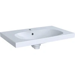 Afbeelding van Geberit Acanto meubelwastafel met aflegvlak wit (75 x 48,2 cm) 1