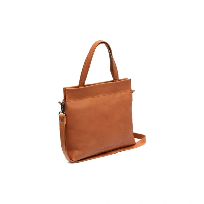 Afbeelding van Leren Schoudertas Cognac Rivington