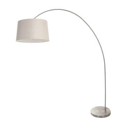 Afbeelding van Mexlite vloerlamp Solva staal metaal 3918ST