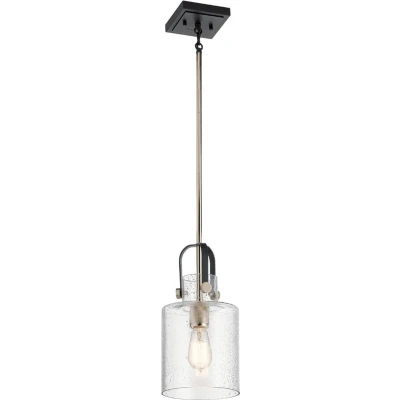 Afbeelding van Kichler LED Pendelarmatuur Kitner 1X E27 Max 60W Dimbaar Polished Nickel