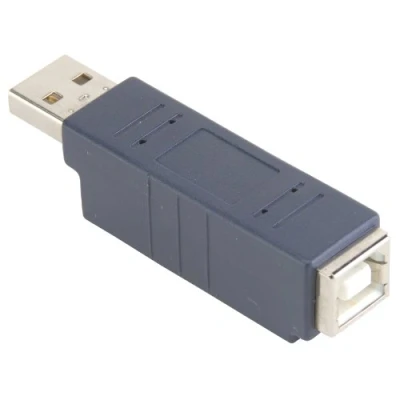 Afbeelding van Bandridge USB A B Verloopstekker Grijs