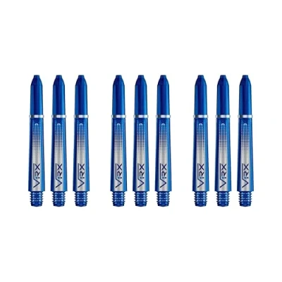 Afbeelding van RED DRAGON VRX Blauw Korte Dartschachten 3 sets per pakket (9 stengels in totaal)
