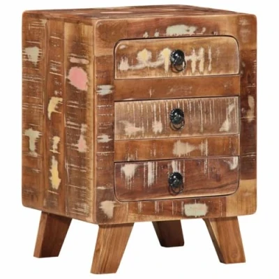 Afbeelding van vidaXL Nachtkastje 37x32x50 cm massief gerecycled hout