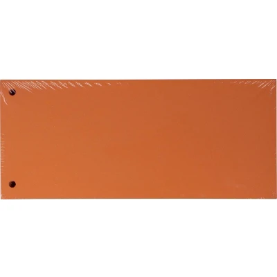 Afbeelding van Pergamy scheidingsstroken 105 x 240 mm oranje (100 stuks)