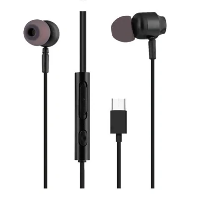 Image de T&#039;nB C BUDS Écouteurs avec micro intra auriculaire filaire USB noir