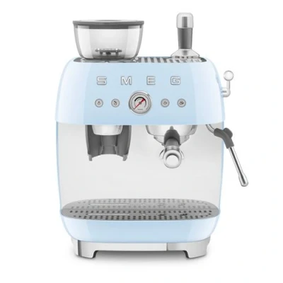Image de Smeg Machine à expresso Bleu pastel années 1950 manuelle