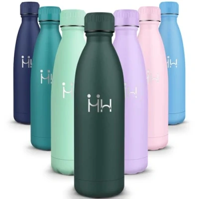 Afbeelding van 18/8 roestvrijstalen thermosfles, 1000 ml, BPA vrij, waterfles, vacuüm geïsoleerd, thermosfles voor school, sport, camping