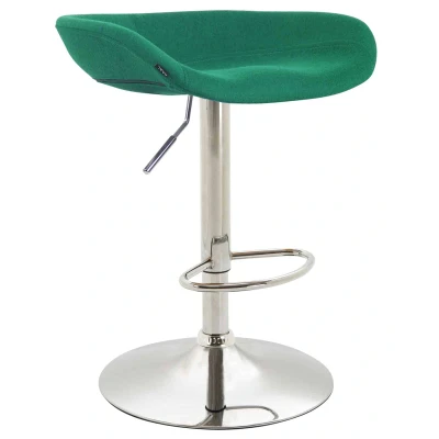 Afbeelding van Barkruk Namsos Vilt Chrome frame Groen